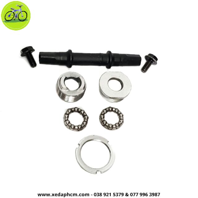 Bộ trục giữa xe đạp full ổ bi cốt giữa chén nồi