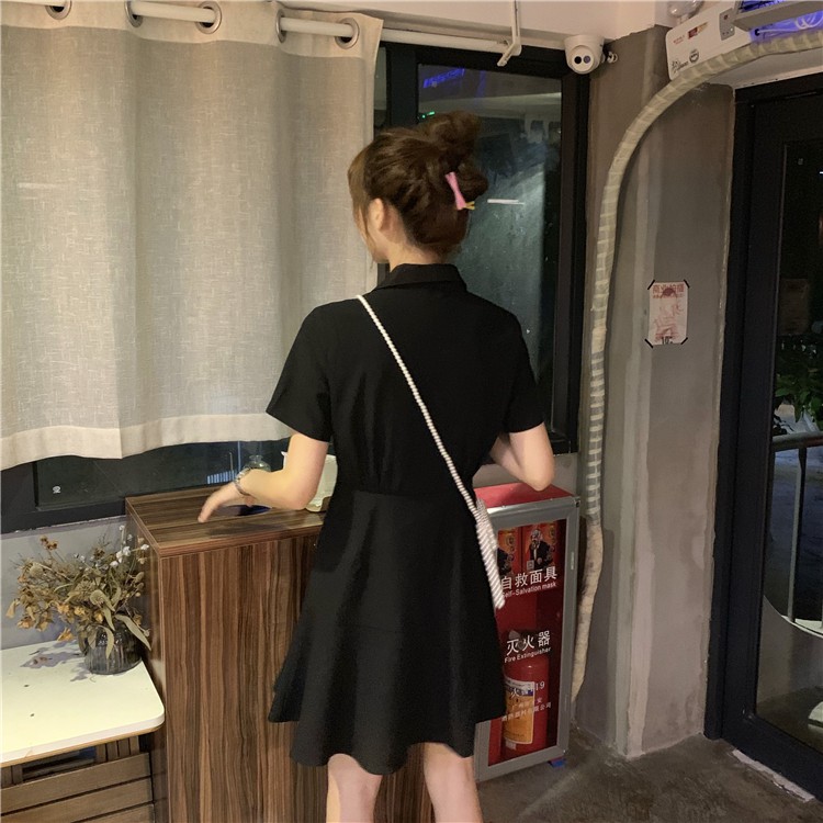 Xiaozhainv Đầm Midi Cổ Chữ V Phong Cách Hàn Quốc Thanh Lịch Dành Cho Bạn Gái | BigBuy360 - bigbuy360.vn