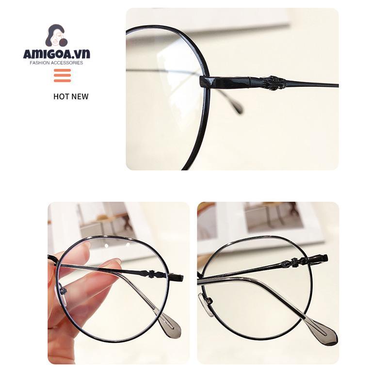 ✨✨Mắt Kính Gọng Tròn Bằng Kim Loại Chống Bức Xạ Cho Nam & Nữ