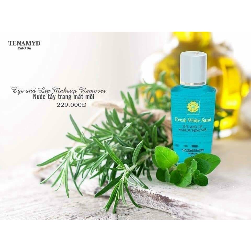 Nước tẩy trang mắt môi Fresh White Sand by TENAMYD 60ml