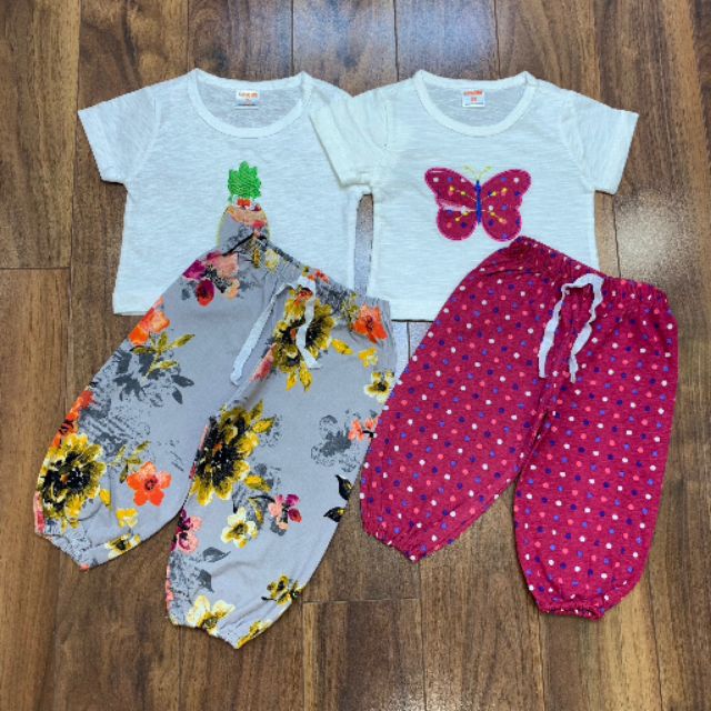 Bộ alibaba hiệu gymboree cho bé gái từ 6-18 kg