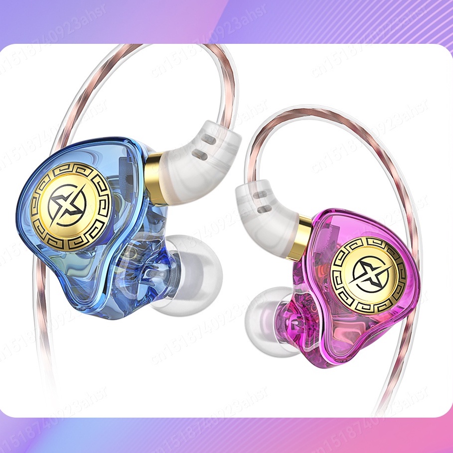 Tai nghe nhét tai SPRISE X7 có dây giắc cắm 3.5mm âm thanh hifi 6D chống ồn kim loại