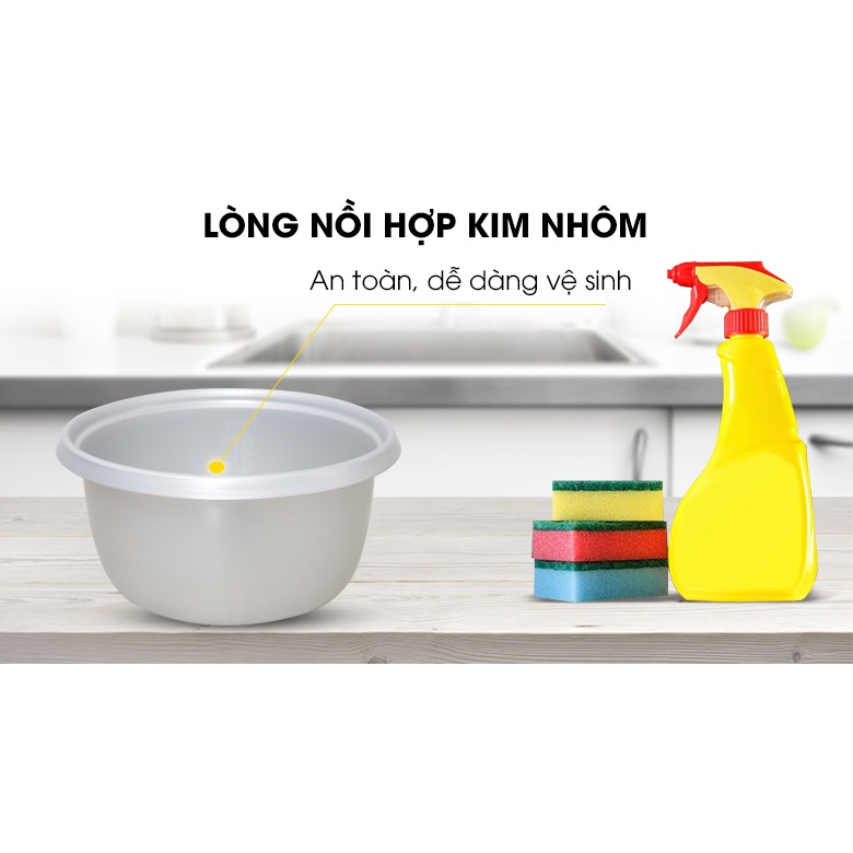 Nồi cơm điện Sharp 1.8 lít KSH-D19V