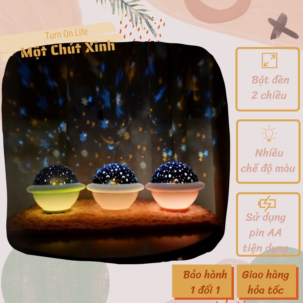 Đèn chiếu sao phi thuyền UFO❤️FREESHIP