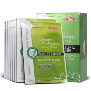 Lẻ miếng mặt nạ Dr.Morita Treatment & Brightening Tea Tree & Kakarot
