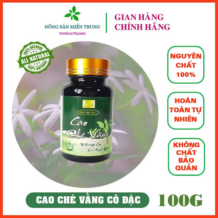 Cao chè vằng cô đặc dạng chai 100ml_Giúp lợi sữa, giảm cân, điều hòa khí huyết hiệu quả