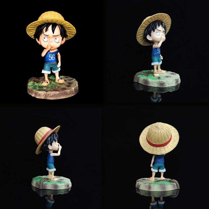 Mô Hình Nhân Vật Hoạt Hình One piece 15cm Mô Hình Đồ Chơi Nhân Vật Luffy Trong Phim Hoạt Hình &quot;Young Age&quot; Bằng PVC
