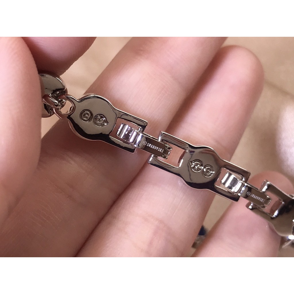 Vòng Tay Swarovski Đính Đá Pha Lê Đỏ / 5446006 Blue / 54804848484 Màu Vàng Hồng 5240513