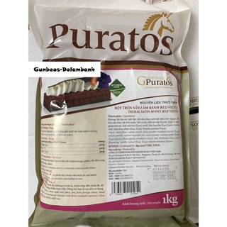 Bột trộn sẵn làm bánh Moist Red Velvet 1Kg