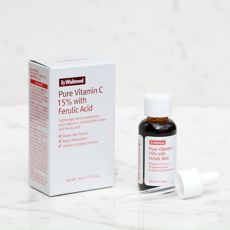 Tinh Chất By Wishtrend Pure Vitamin C 15% With Ferulic Acid 30ml - Hàn Quốc