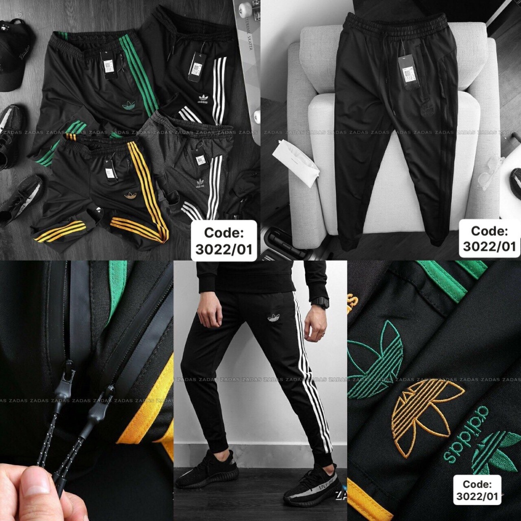 ⚡CAO CẤP⚡️ Quần Jogger Thể Thao 3 sọc Nam Đẹp Das ⚡ Có BigSize⚡ Vải Chính Hãng⚡ Chuẩn Xuất Khẩu VNXK Loại 1 Code:3020/01