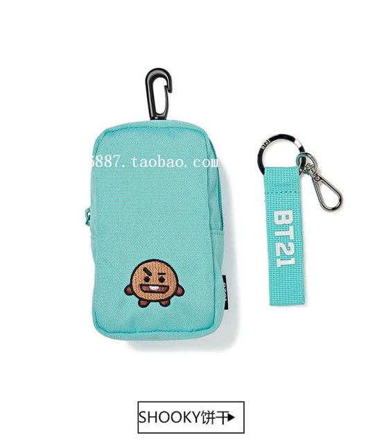 Túi nhỏ xinh có móc gắn cặp BT21 BTS (order)