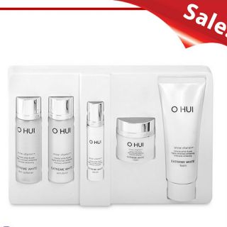 [Hàng chính hãng]Set dưỡng trắng OHUI Extreme White 5 sản phẩm dưỡng trắng da