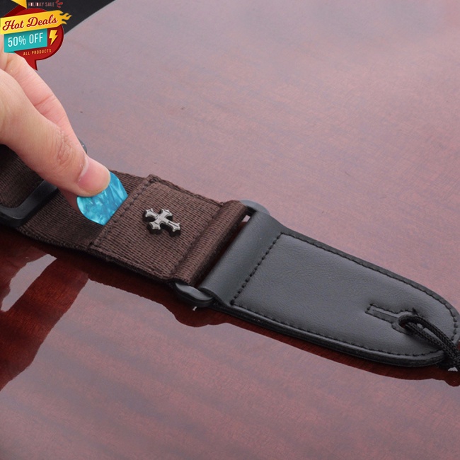 Dây Đeo Đàn Guitar Điện Longteam Cổ Điển Kèm Túi Đựng