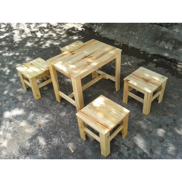Bàn ghế cafe - bàn ghế gỗ giá rẻ
