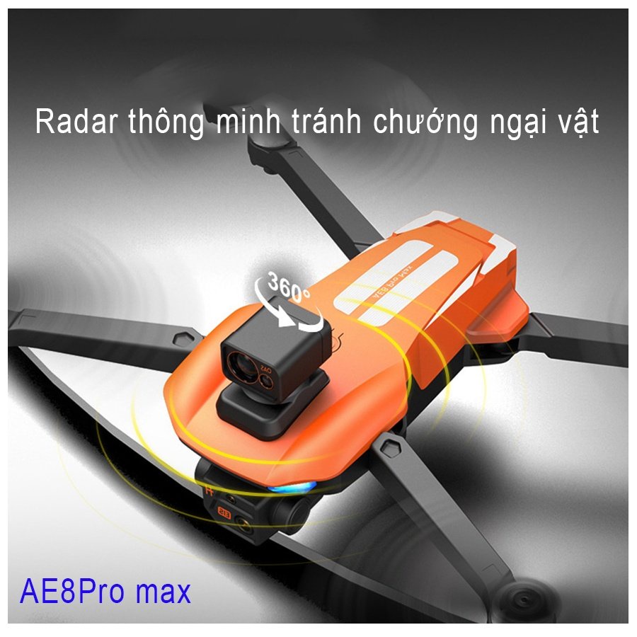 Máy bay điều khiển từ xa mini 4 cánh có camera, flaycam4k K101 MAX - Drone playcam trang bị OAS / Pin 2500mA / Bay 30P