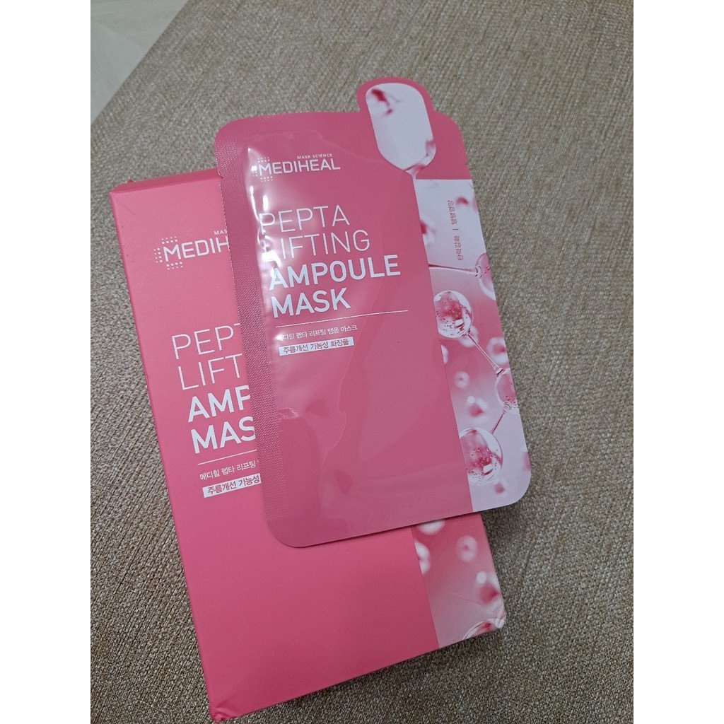 Mặt nạ nâng cơ ngăn lão hoá Mediheal Pepta Lifting Ampoule Mask 20ml