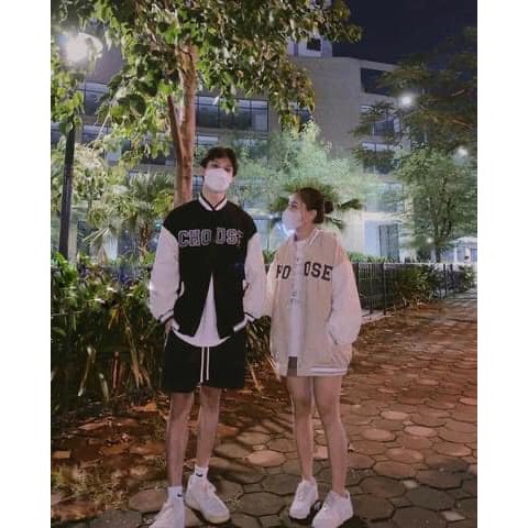 Áo Khoác Bomber Nhung Tăm Áo Bóng Chày CHOOSE Unisex Form Rộng Nam Nữ Siêu Chất | BigBuy360 - bigbuy360.vn