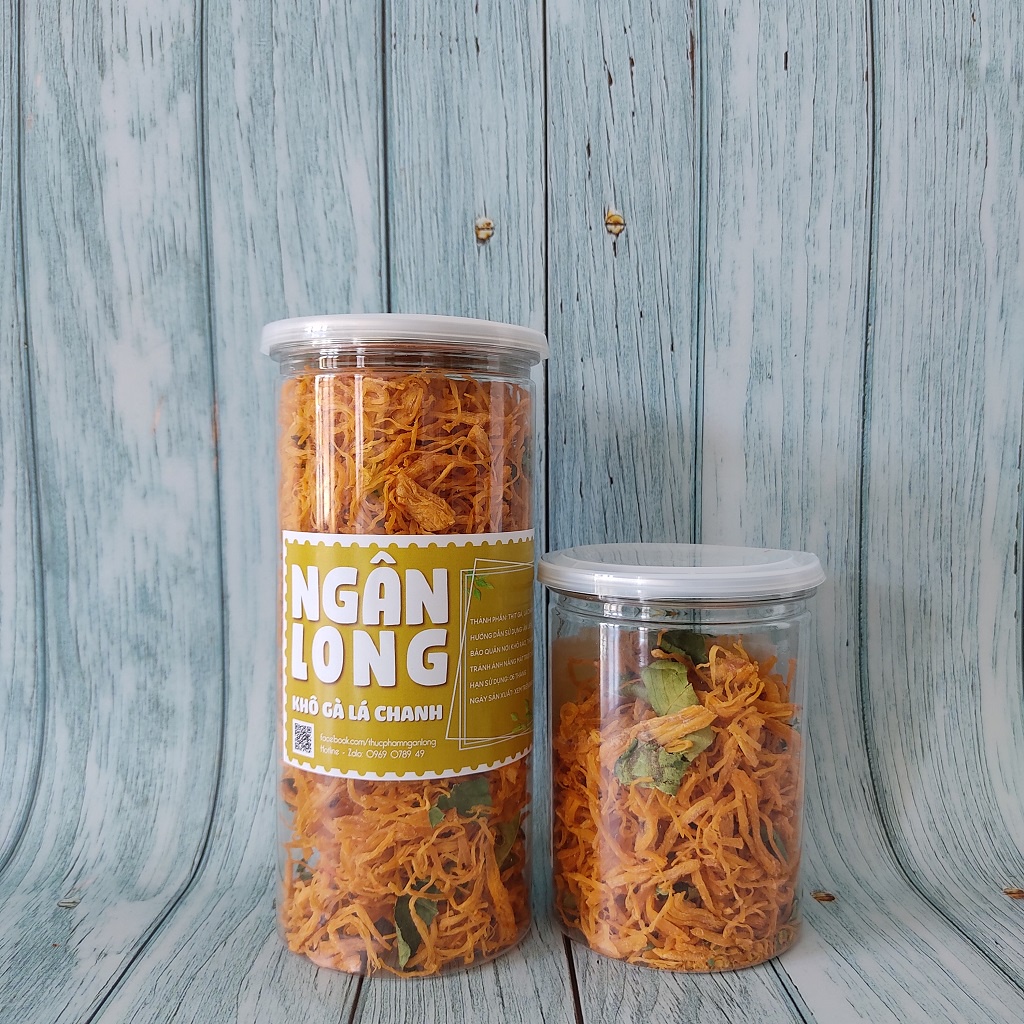 Khô Gà lá chanh Ngân Long - Thơm ngon Dinh dưỡng - Hủ PET 100g | 250g | BigBuy360 - bigbuy360.vn