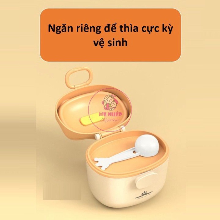 Hộp Đựng Sữa Bột, Đồ Khô Hình Vương Miện Cho Bé Hàng Cao Cấp Baby Crown - Hộp Đựng Sữa Cho Bé An Toàn, Tiện Lợi