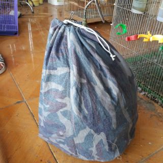 Áo lồng lụp chim cu vải thun rằn ri dây kéo