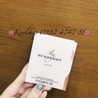 Vial 2ml Nước hoa Mini Burberry My Burberry Blush