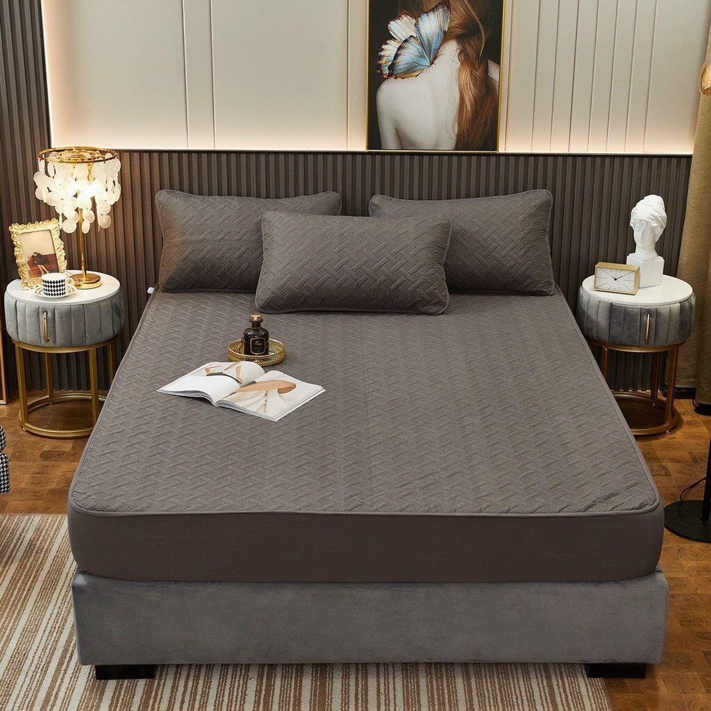 Ga chống thấm chun trần Cotton mẫu mới, êm dịu, thoáng mát