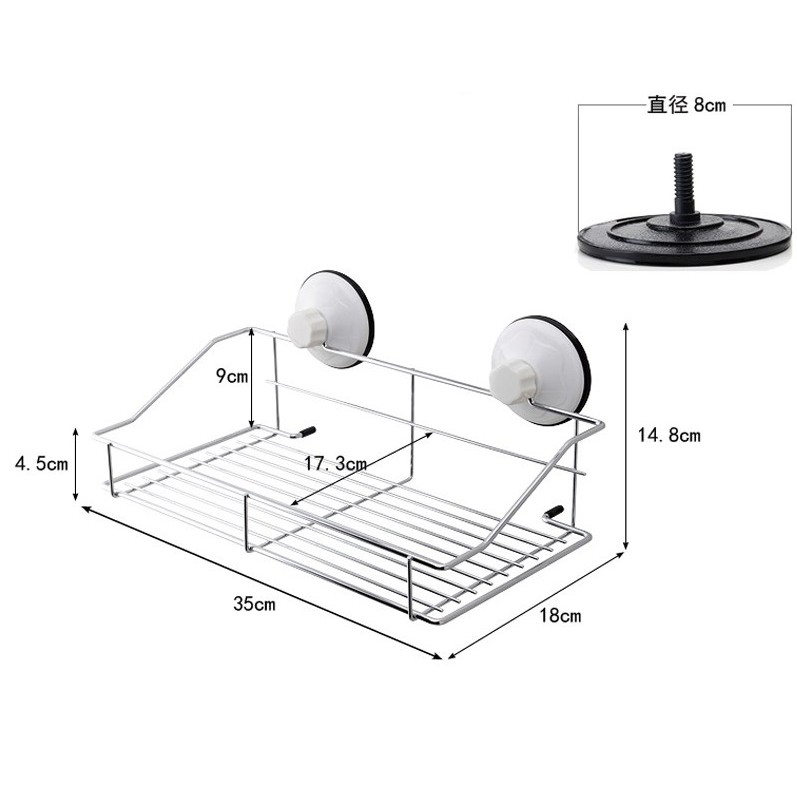 KỆ HÚT CHÂN KHÔNG INOX LOẠI DÀI - DHG950