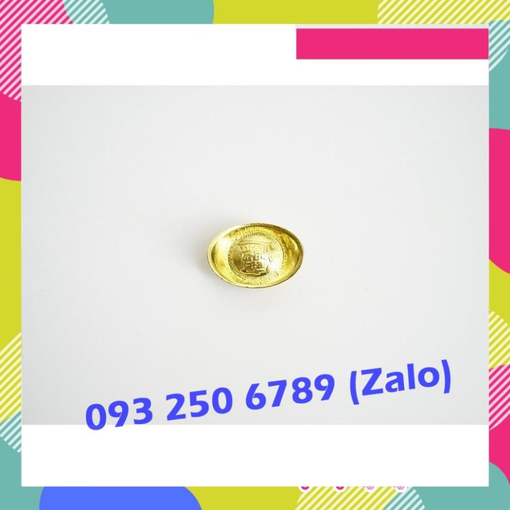 [SẴN HÀNG] Thỏi vàng Thần Tài đồng mạ vàng tài lộc giàu có - Nhiều size đặt bàn thờ Thần Tài
