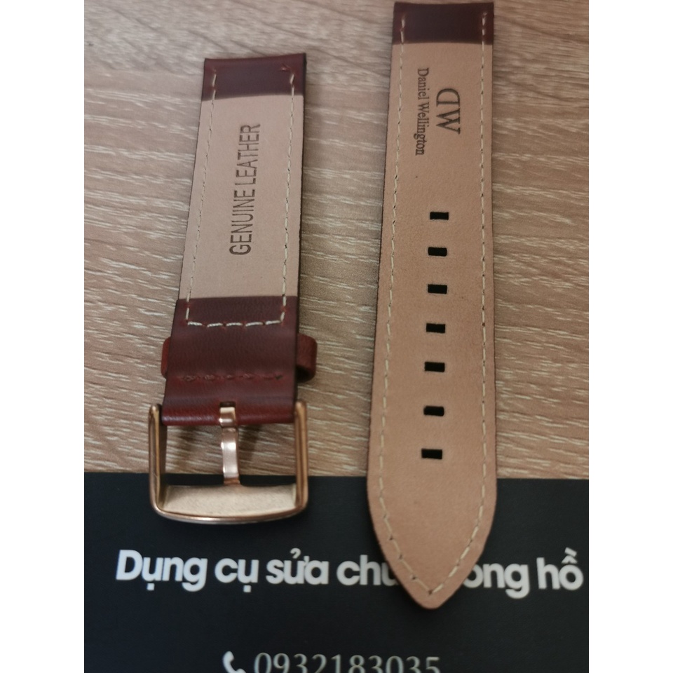 Dây da đồng hồ DW