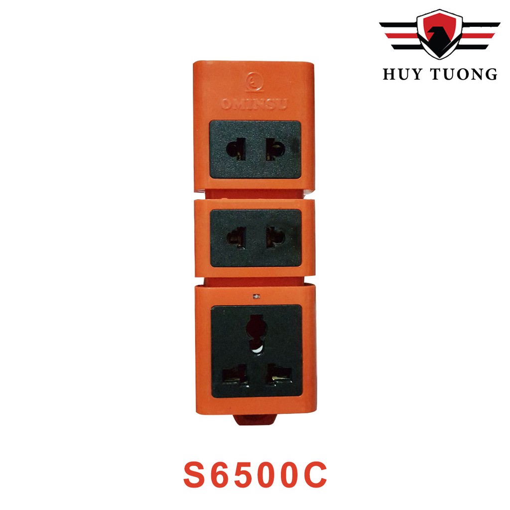 Ổ cắm không dây siêu chịu tải 6500W Ominsu chuyên dùng cho công trình cao cấp - Huy Tưởng