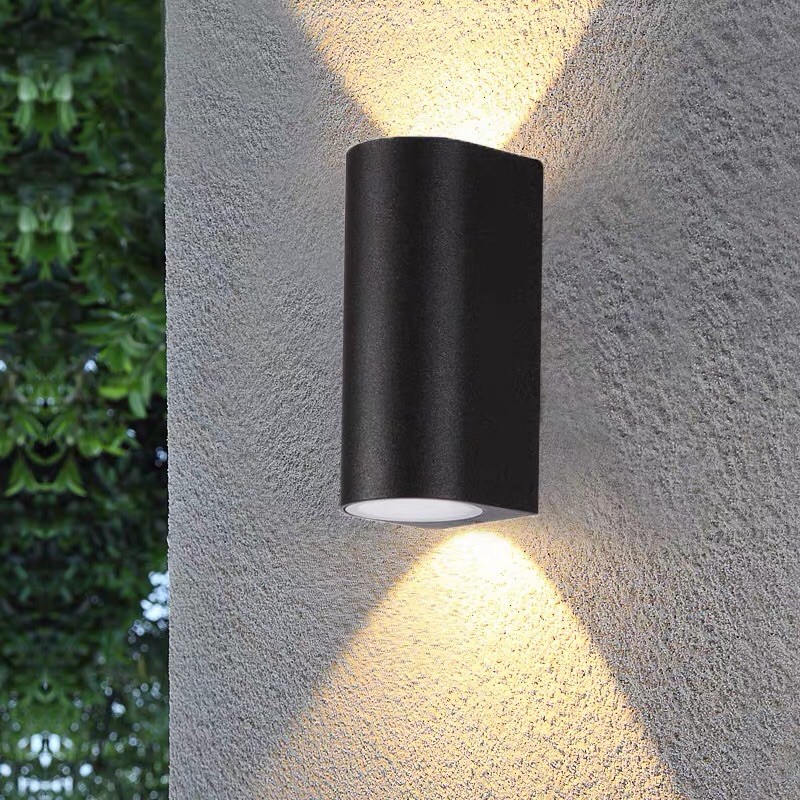 Đèn cột gắn tường ngoài trời chống nước,đèn hình trụ hiện đại