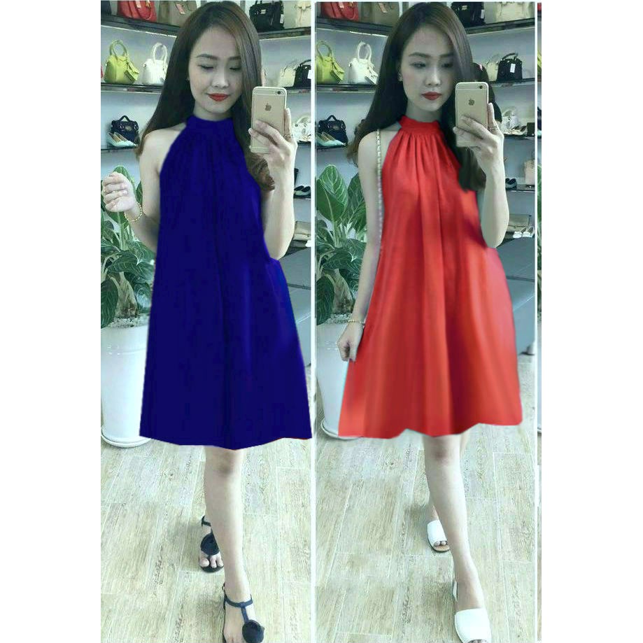 ĐẦM SUÔNG CHẤT VOAN CỔ YẾM KÈM LÓT CAO CẤP, ĐẦM BẦU, ĐẦM ĐI BIỂN,ĐẦM THỜI TRANG | BigBuy360 - bigbuy360.vn