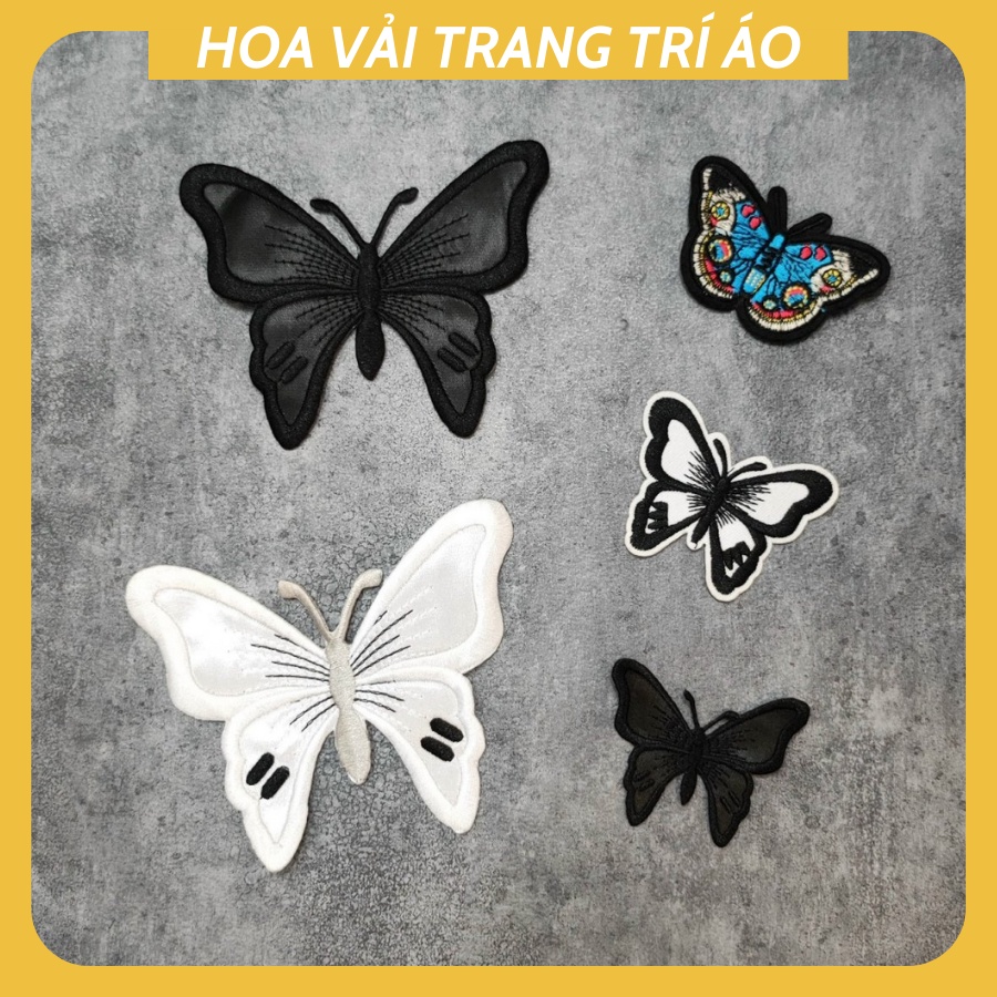 Sticker ủi áo hình thêu cao cấp -DÙNG LÀM BÔNG CÀI ÁO HAY HÌNH ỦI ÁO TRANG TRÍ VÁY, ĐẦM, ÁO DÀI HOẶC LÀM MIẾNG VÁ ÁO