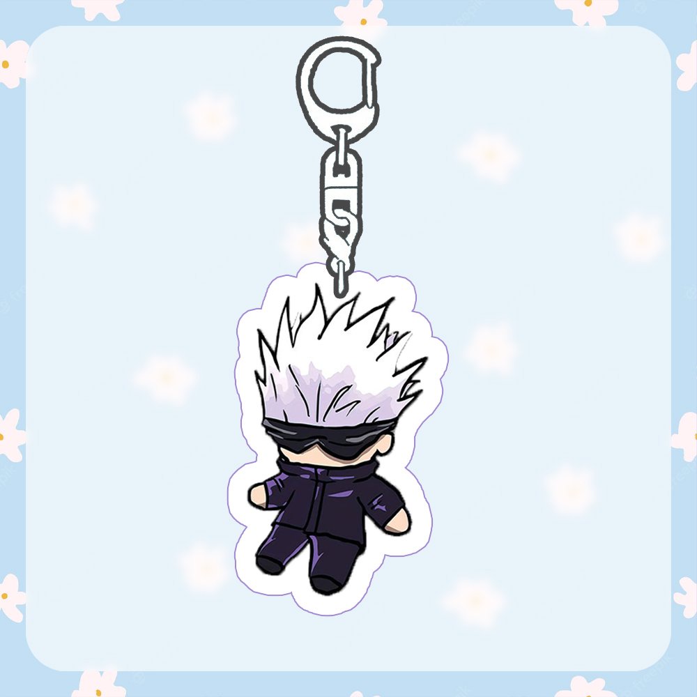 ( Mica trong acrylic) Móc khóa JUJUTSU KAISEN CHÚ THUẬT HỒI CHIẾN ver Búp bê anime chibi độc đáo