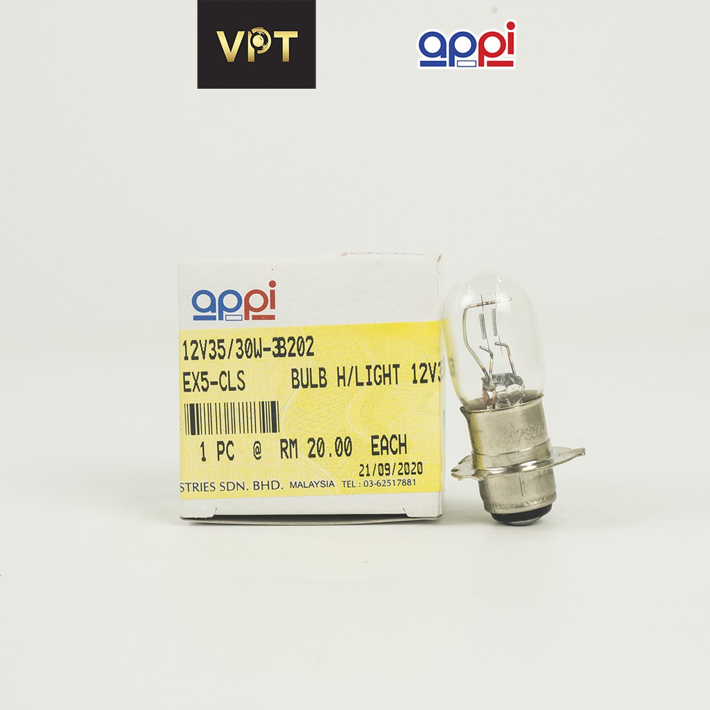 Bóng Đèn Pha WAVE100 | 110 12v35/30W APPI [1 ĐỔI 1 TRONG 30 NGÀY]