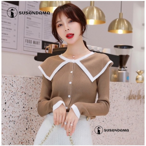 Áo len mỏng tay dài