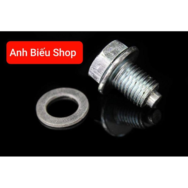 Ốc xã nhớt Kozi nam châm hút cặn dành cho dòng xe honda như winner , dream ,wave ... KOZI