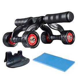 XẢ KHO Con Lăn 4 Bánh Kèm Thảm Để Chân GD43