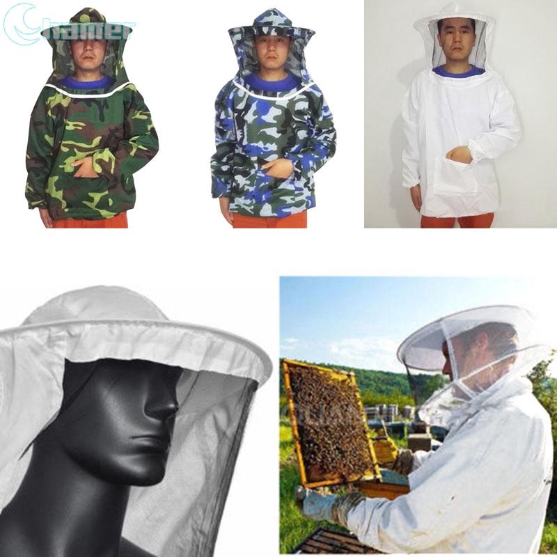 Áo khoác kèm mũ che mặt bảo hộ khi lấy mật ong