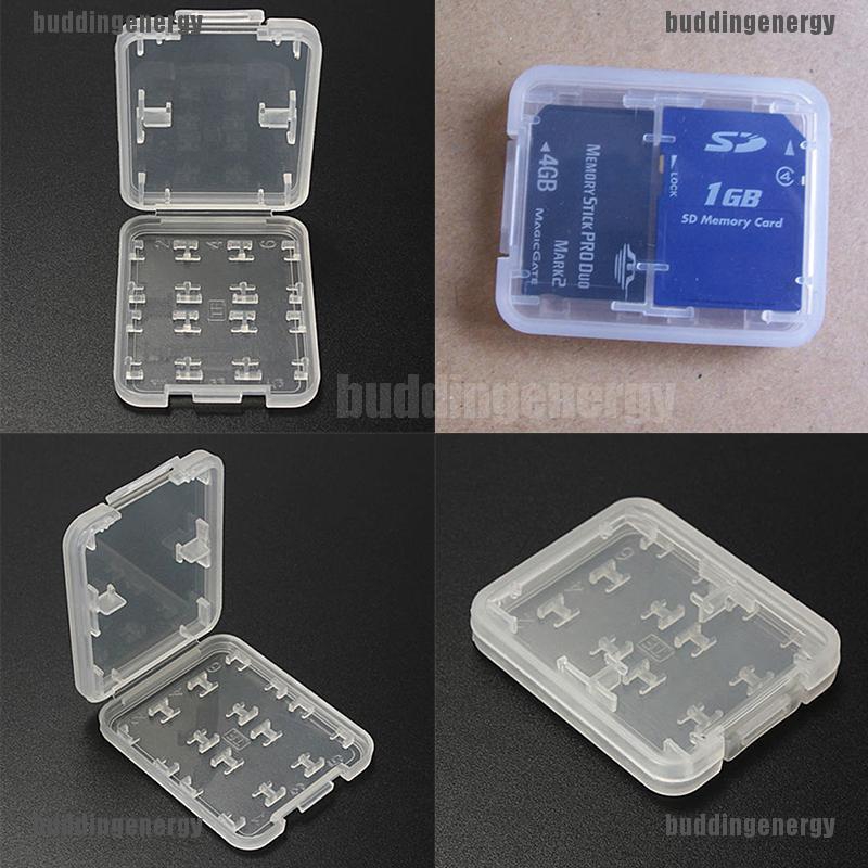 Hộp nhựa 8 ngăn bảo quản thẻ nhớ Micro SD TF SDHC MSPD