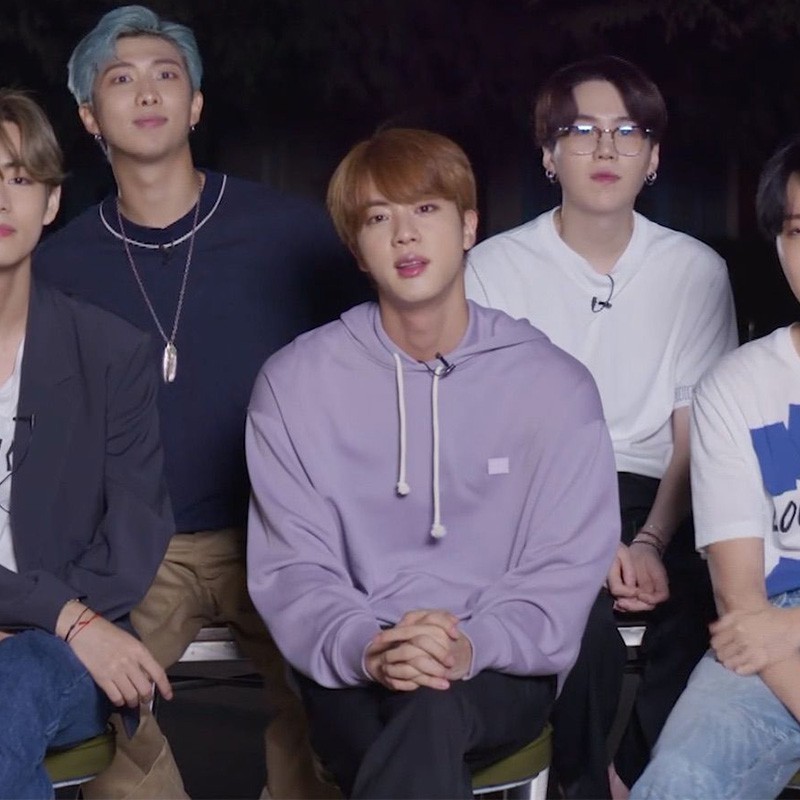 ÁO HOODIE TÍM JIN BTS