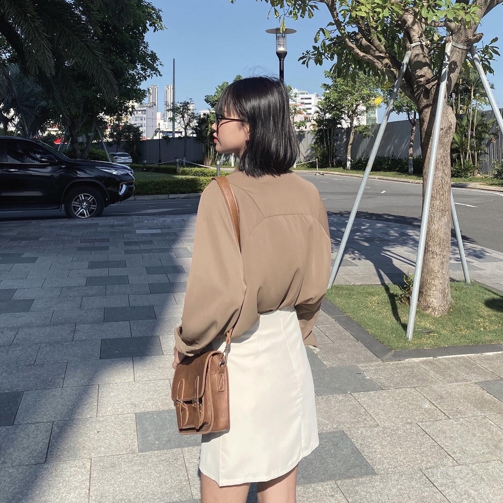 ÁO SƠ MI LỤA DÀI TAY lim.studio