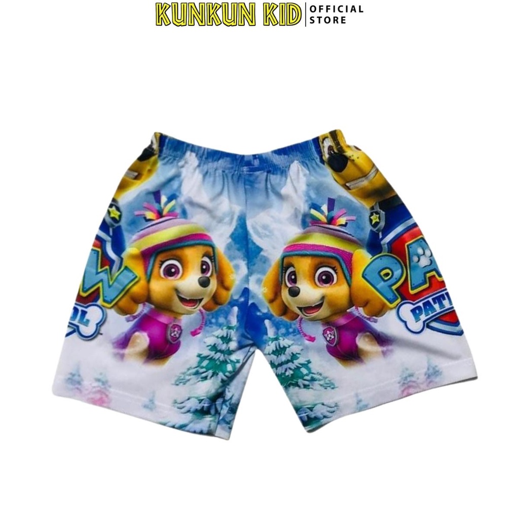 Quần áo trẻ em In 3D sát nách Hoạt Hình Paw Patrow Cho Bé Trai và Bé Gái Size 10-60kg từ 3-12 tuổi Kunkun Kid BL265
