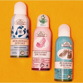 Xịt khử mùi hôi chân và giày “Tiệm thuốc xanh” (Green pharmacy) - Herbal cosmetics