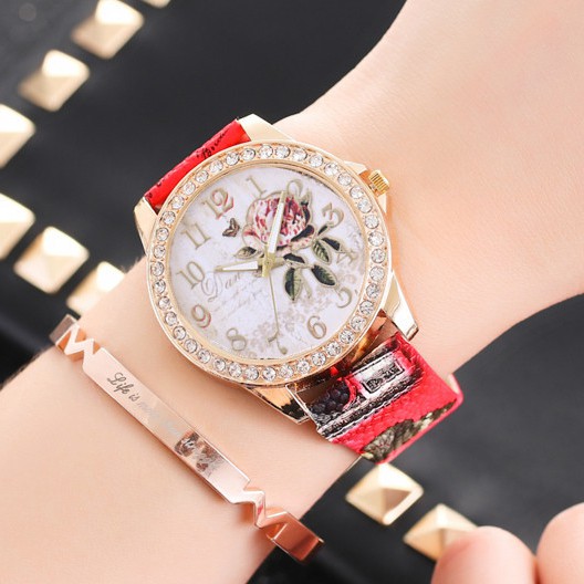 Đồng Hồ Nữ Cao Cấp D.A.N Dây Da Mềm Hàng Chính Hãng Thiết Kế Xinh Xắn Sang Trọng STYLE Hàn Quốc (RẺ VÔ ĐỊCH).