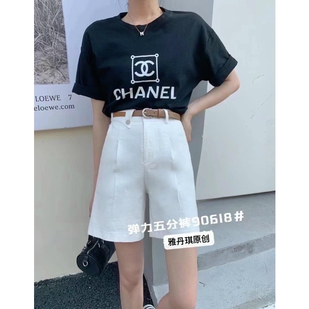 Quần ngố thô kèm đai hàng QC hot hit