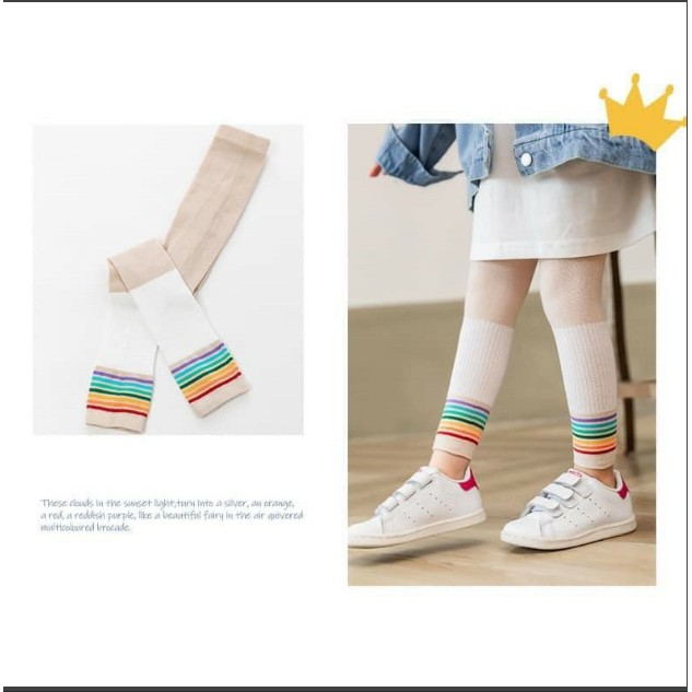 Quần tất legging Cầu vồng cho bé từ 0- 9 tuổi