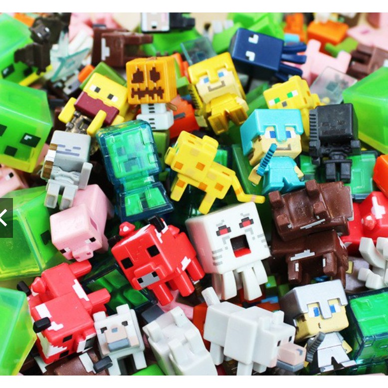 random 10 nhân vật minecraft mini figure