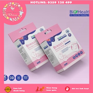 Túi trữ sữa Biohealth hộp 30 chiếc 250ml - Hàng chính hãng Úc